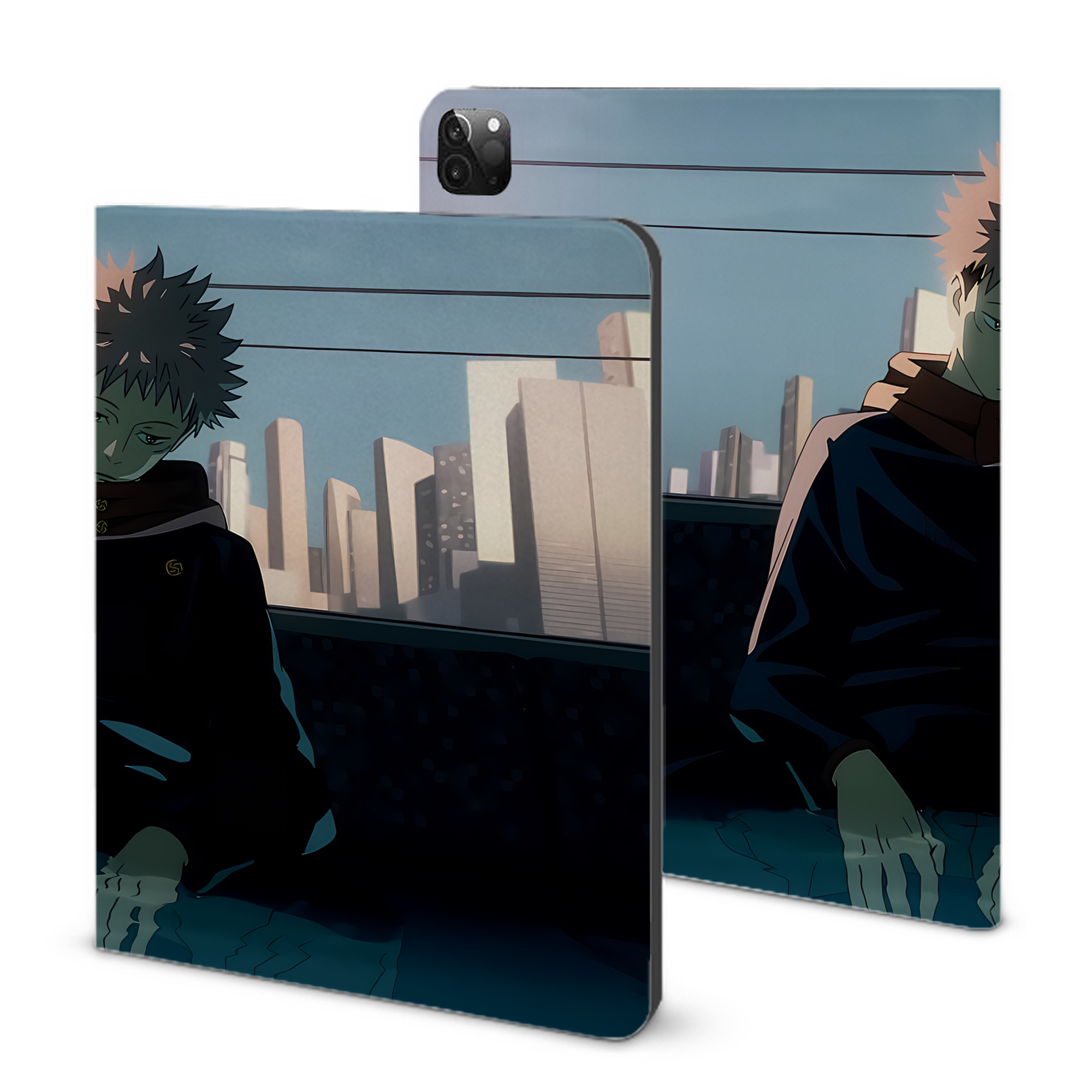 （画像用） 呪術廻戦 Jujutsu Kaisen IPadケース ペンホルダー付き ブックスタイルデザイン